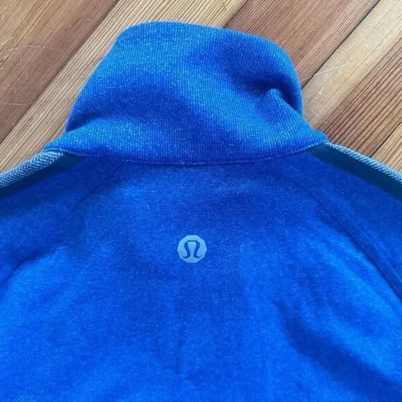 Lululemon Kung Fu Jacket II in Heathered Rugged Blue Size M - Picture 8 of 9